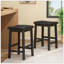 Tabouret de selle de 24 po POMERoy, durable et empilable, parfait pour les cuisines modernes et les espaces de divertissement