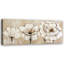 Shabby Elegance White Flowers - No Frame Panoramic Print on Canvas-190274154