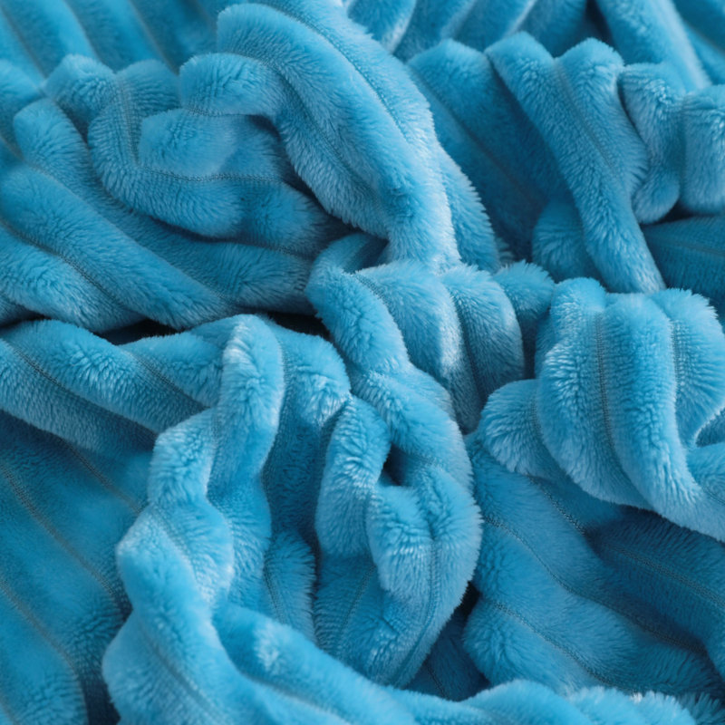 Couverture pour bébé en peluche?, Bleu, Jeté