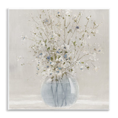 Serene Glass Vase Bouquet Wall Plaque, design by Carol Robinson