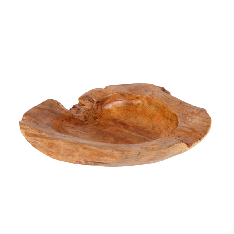 Solid Wood Decorative Bowl