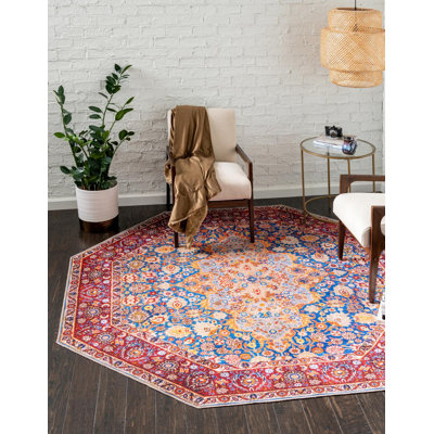 Chenille Geometric Indoor Rug