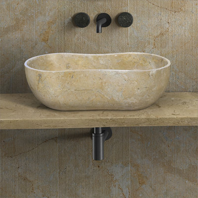 Bathroom Vessel Sink With Pre-Drilled Drain Hole