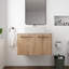 Meuble-lavabo mural 30 po avec évier Mishra