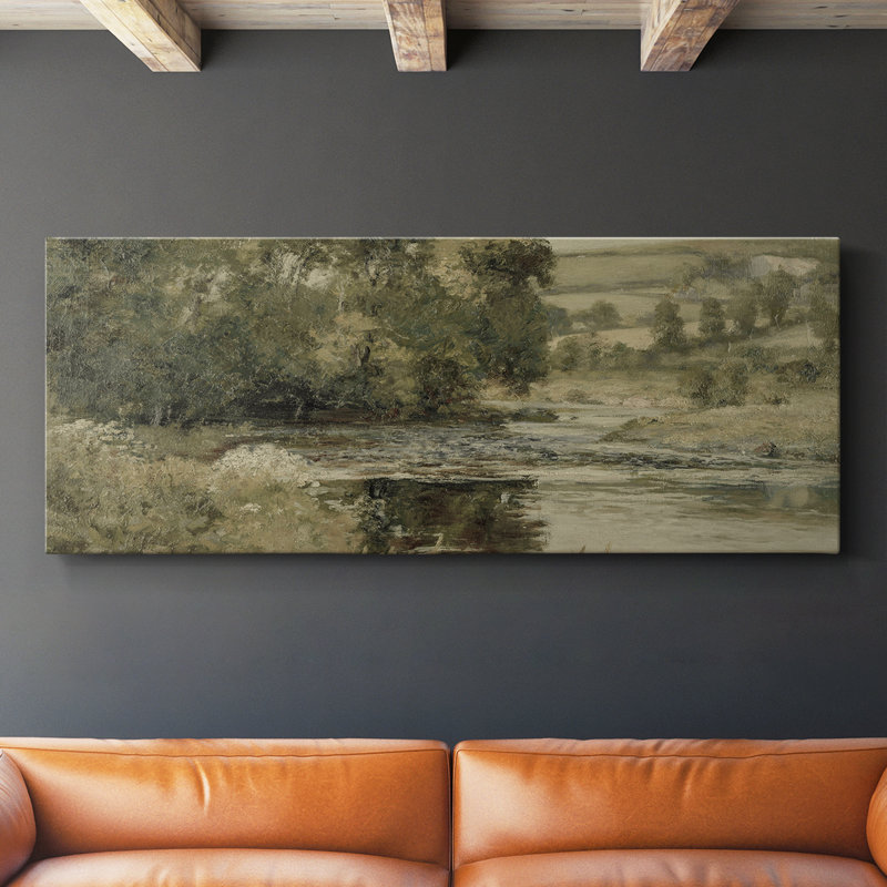 Série paysage - ML III - Toile tendue avec châssis - Prêt à accrocher, H 12 po x l 30 po