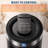 1500W PTC Ceramic Space Heater with Remote, 60° Oscillation, Thermostat, ECO Mode & 12H Timer for Indoor Bedroom Office