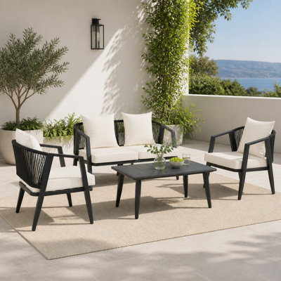 Durable And Comfortable Outdoor Seating Set,suitable For Patios, Lawns, And Poolsides