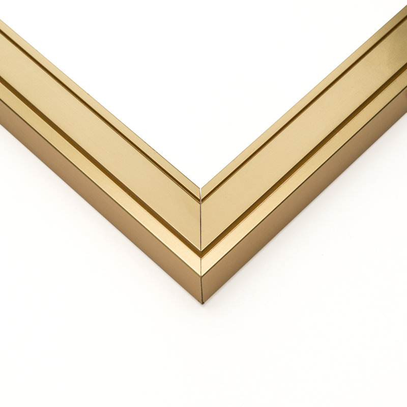 Solid Wood Picture Frame, Gold, 16" W x 40" H