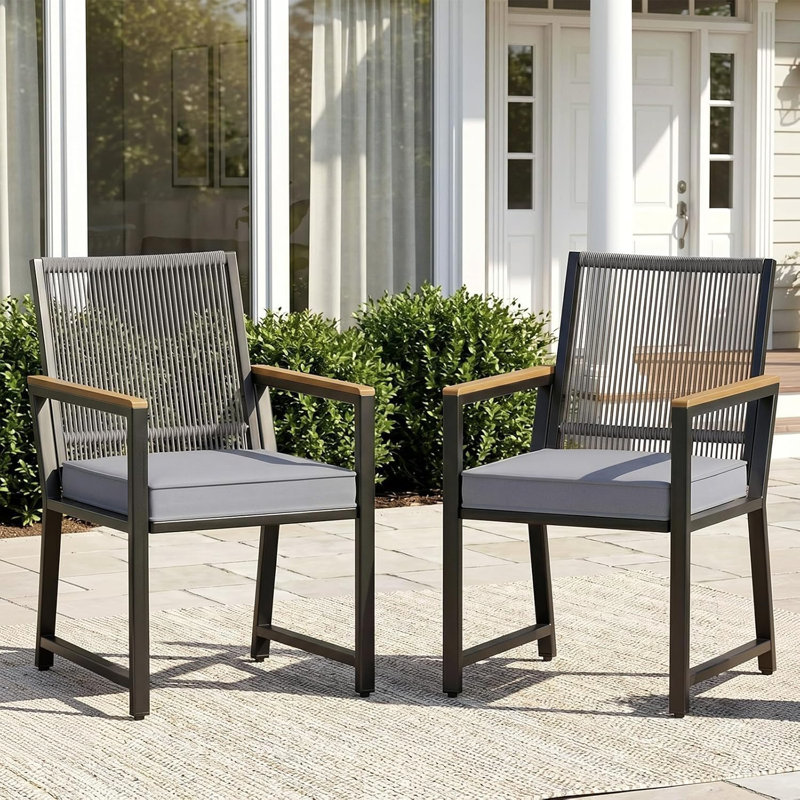 Outdoor Lounge Chair, Grey, Grey