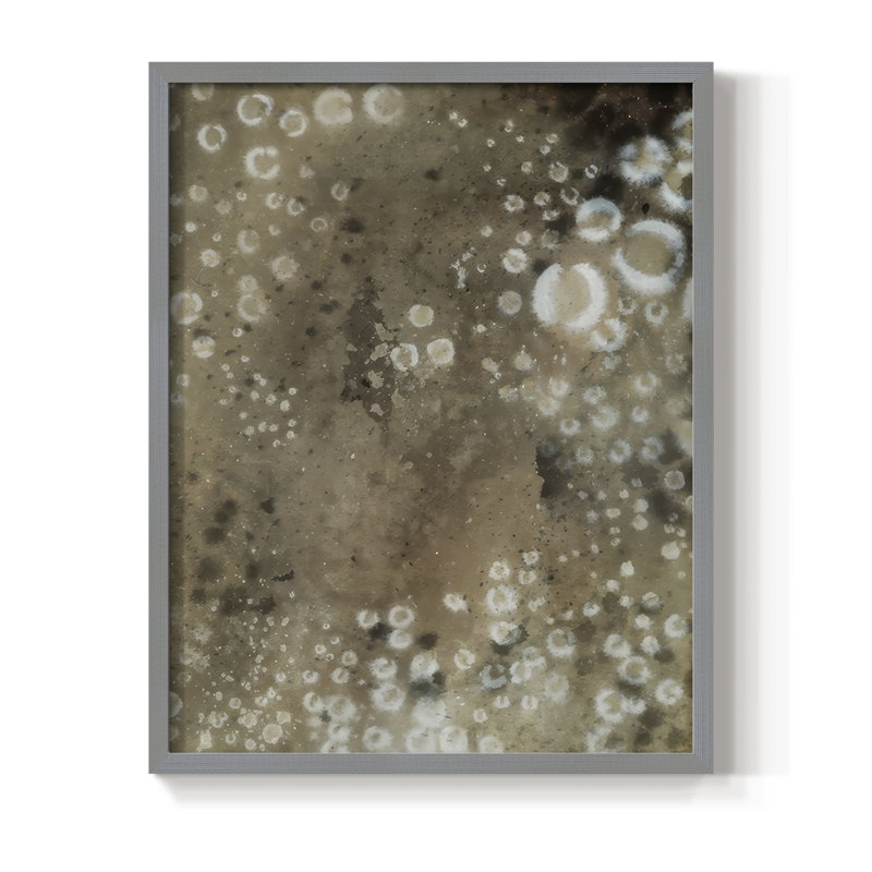 Impression encadrée Inky Safari II - bois massif, H 30 po x l 24 po, Cadre gris