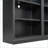 83'' Tall 5-Tier Modern Bookcase with LED Light Strip &amp; Adjustable Shelves | Black | Solid Wood + MDF