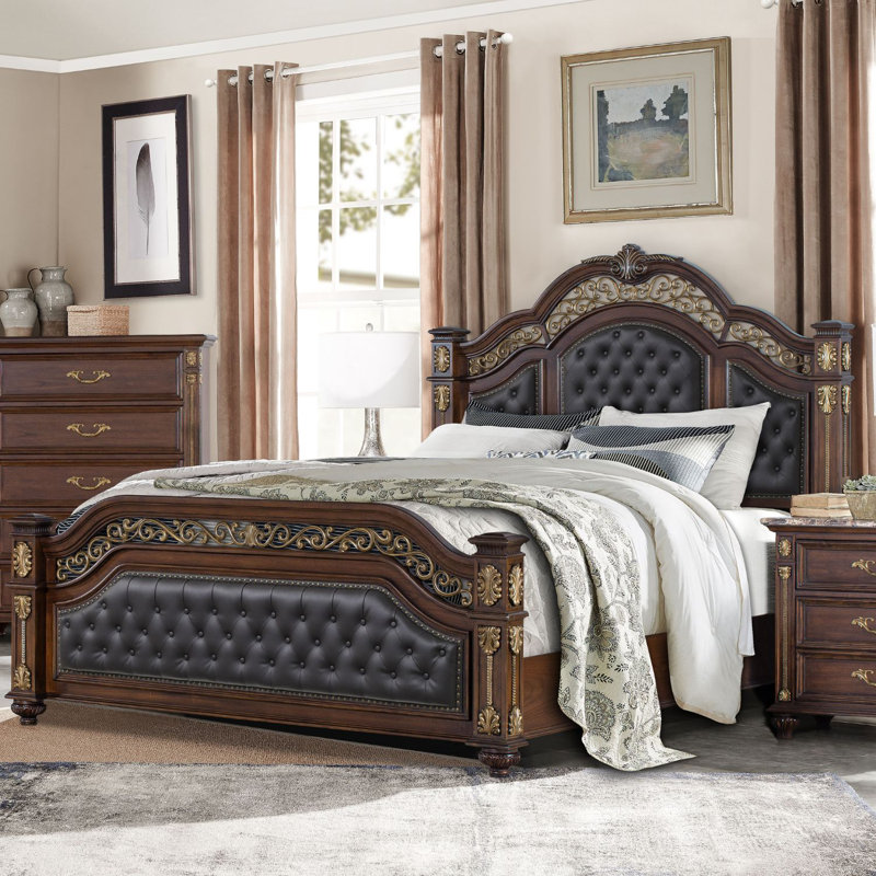 Ensemble de chambre à coucher Crixus, Grand lit