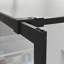 Panneau de verre fixe encadré l 34 "x H 72"