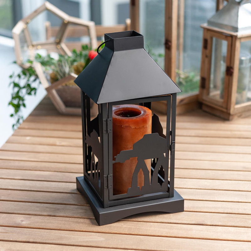 Lanterne de table en fer 14 po