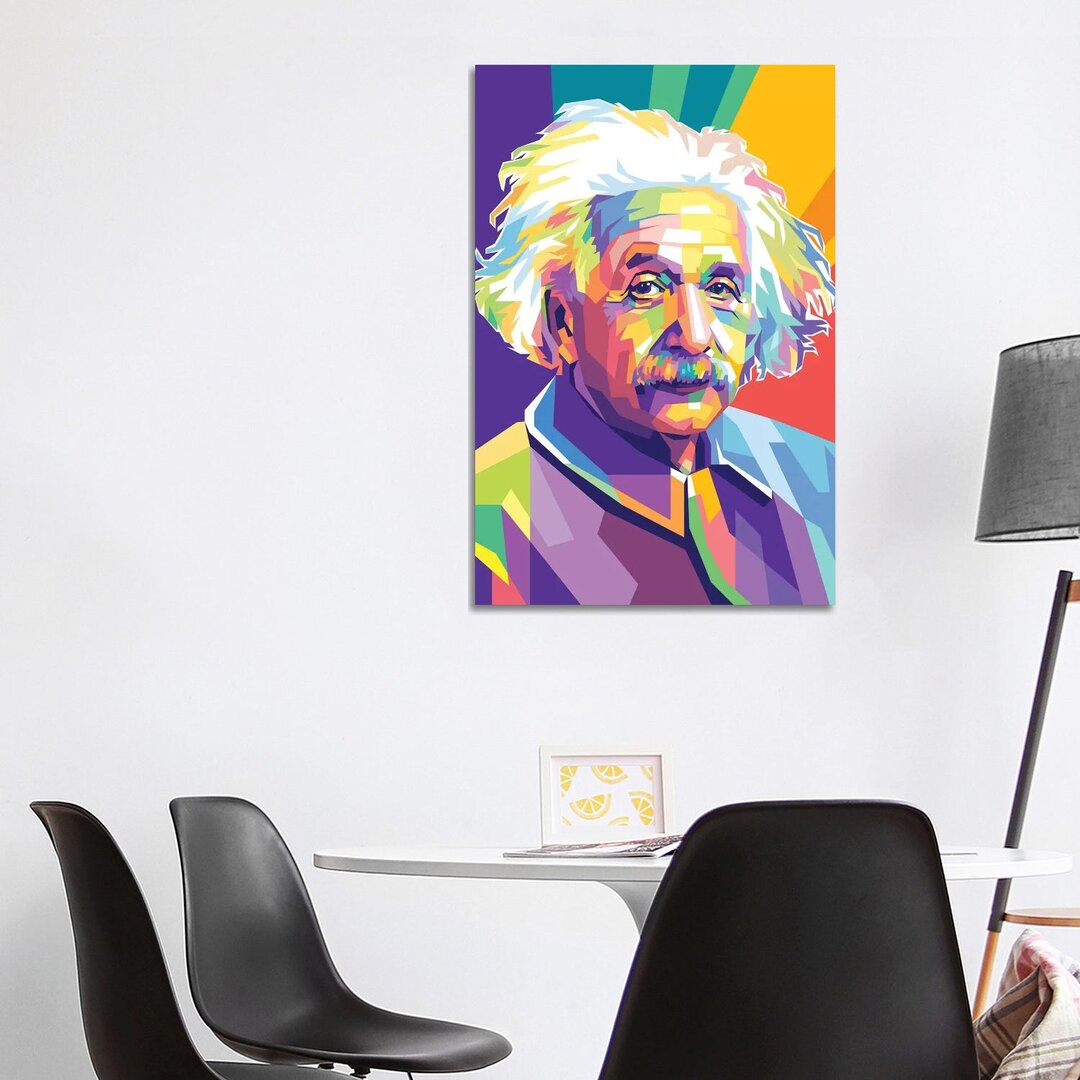 Leinwandbild Albert Einstein von Dayat Banggai