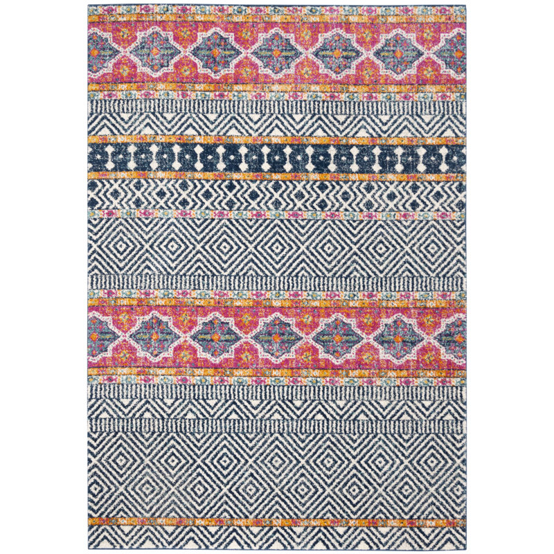 Dishant Performance Southwestern Rug, Rectangle 4' x 6'