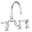 Chesterfield Kitchen Bridge Faucet with Side Spray-1126478177-1148942503