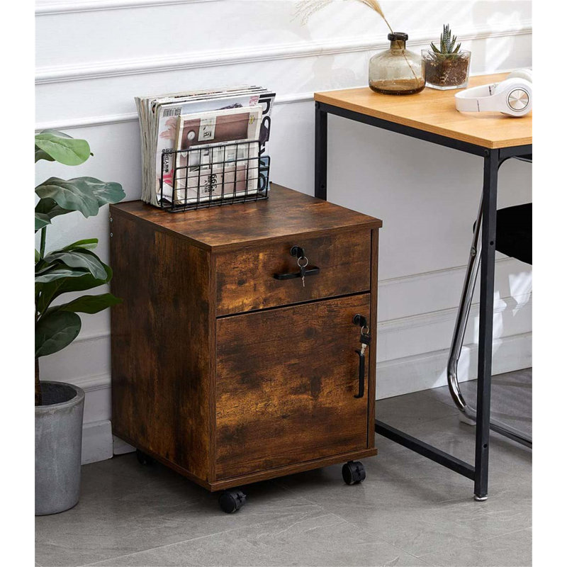 Danby 40cm Wide 1 -Drawer File Cabinet, Brown