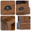 Solid Wood Rectangle Accent Cabinet