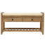 Banc de rangement polyvalent pour chaussures avec siège rembourré et tiroirs-65776627