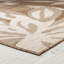 Tapis d'intérieur / extérieur à motif floral brun / brun clair Farrel-627358327