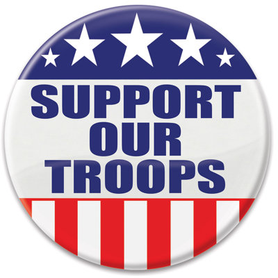 Bouton «Support Our Troops»