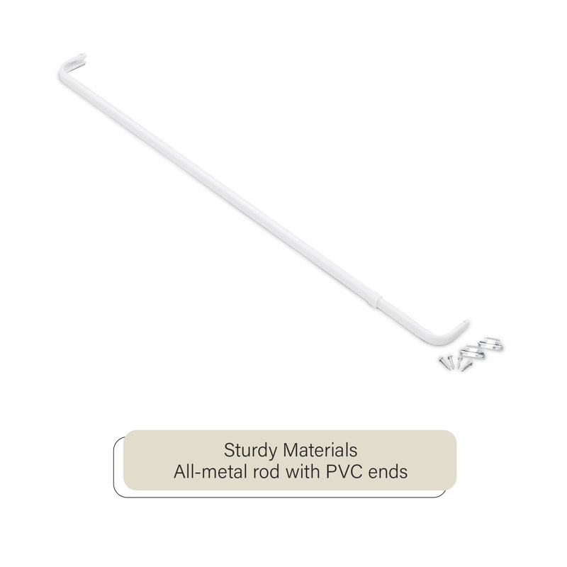 Fantasia Adjustable Single Curtain Rod
