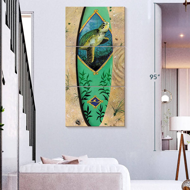 Turtle Board, 80" H x 39" W