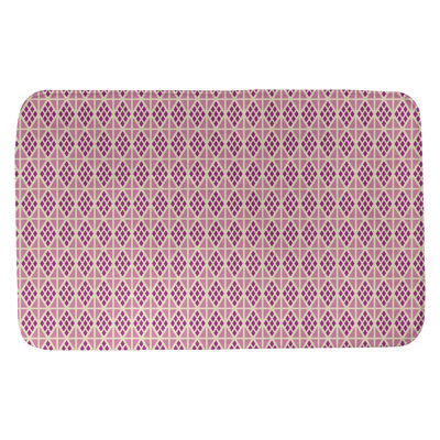 Tapis pour salle de bain diamants Leffel