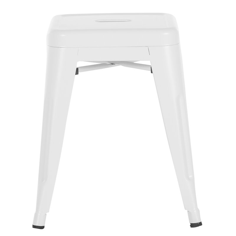 Chaise de patio empilable Yarbrough, Blanc