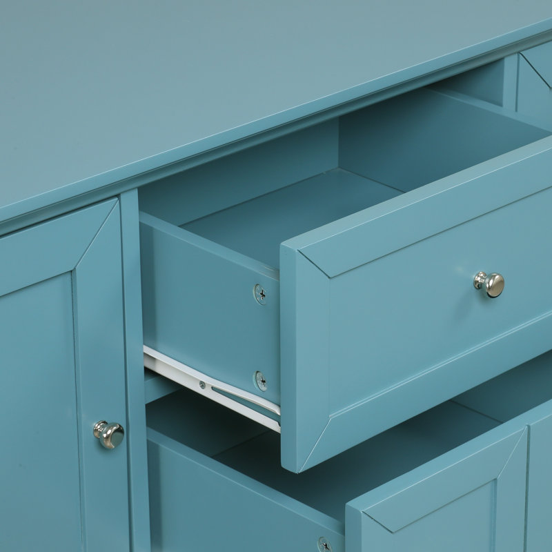 44"W ChicCraft Buffet Sideboard with Storage - Blue, Blue