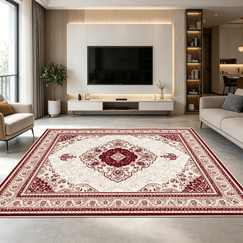 1PC Modern Abstract Blue Floral Leaf Pattern area rugs for Living Room, Soft and Comfortable, Suitable for all seasons, easy-to-maintain, machine washable Indoor floor mat