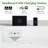 Modern Wooden Bookcase Headboard with LED Light and Charging Station-808041314-808041315