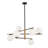 Glenarm 6-Light Dimmable Sputnik Chandelier with Frosted Glass Shade-1193927500