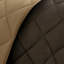 Édredon 3 m - rembourré, 2 taies décoratives, réversible, chaud, lavable à la machine, matelassé en diamant doux et confortable, chaud-119104534-119104535