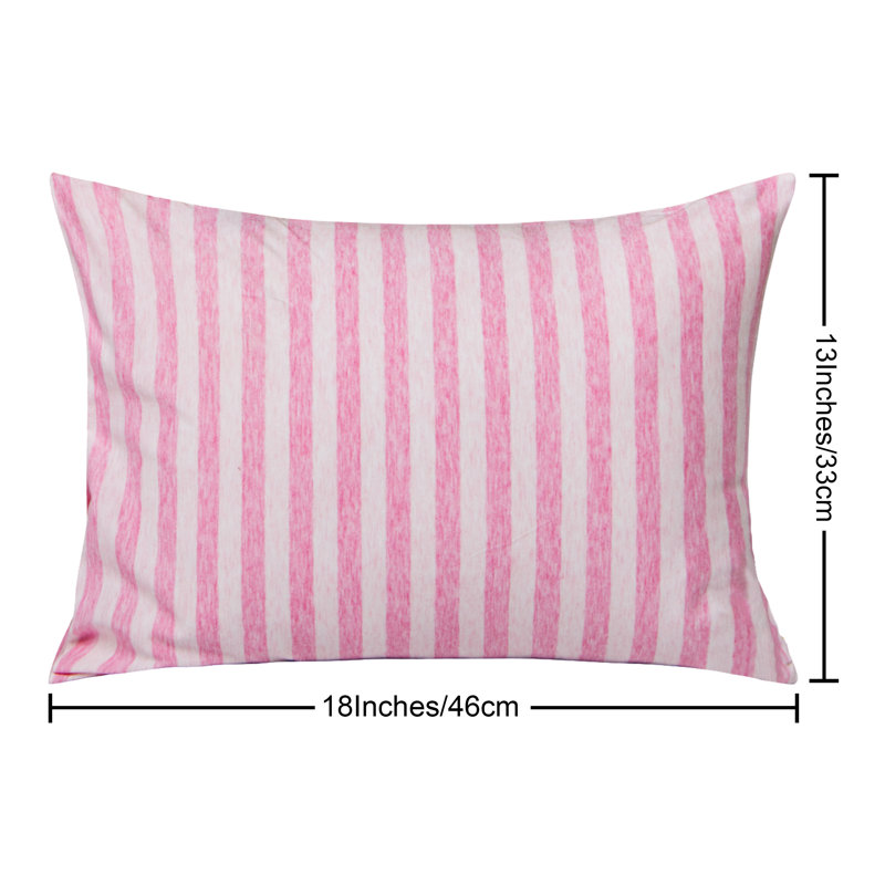 Toddler Pillowcase - Jersey Cotton Crib Size, Pink