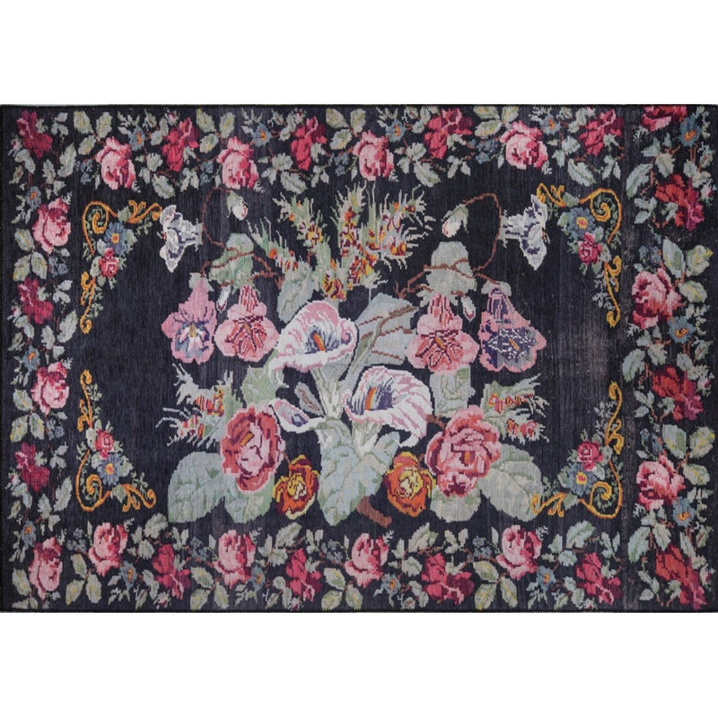 Premium 100% Polyester Area Rug, 6.9 x 10.2 ft | 1850 g/m², 0.2 in Pile Height | Recycled Poly Cotton Underside | Machine Washable at 30°C | Soft, Durable, Eco-Friendly Design for Modern Living Spaces