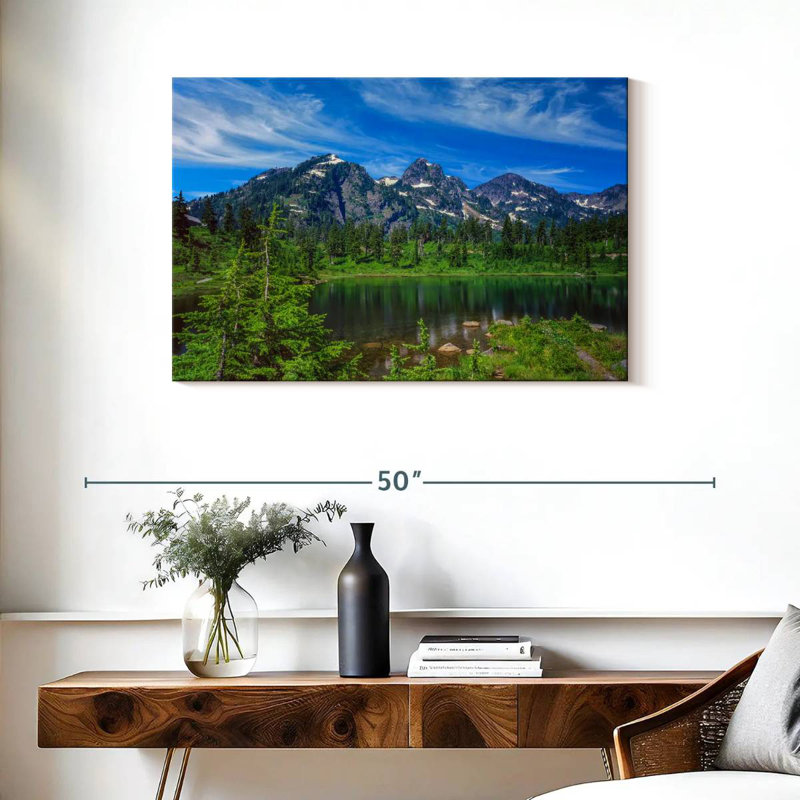 Alvord Springtime At Mount Baker, 24" H x 36" W