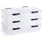 17 Quart Clear Latching Waterproof Stackable Airtight Storage Containers with Durable Latching Lids