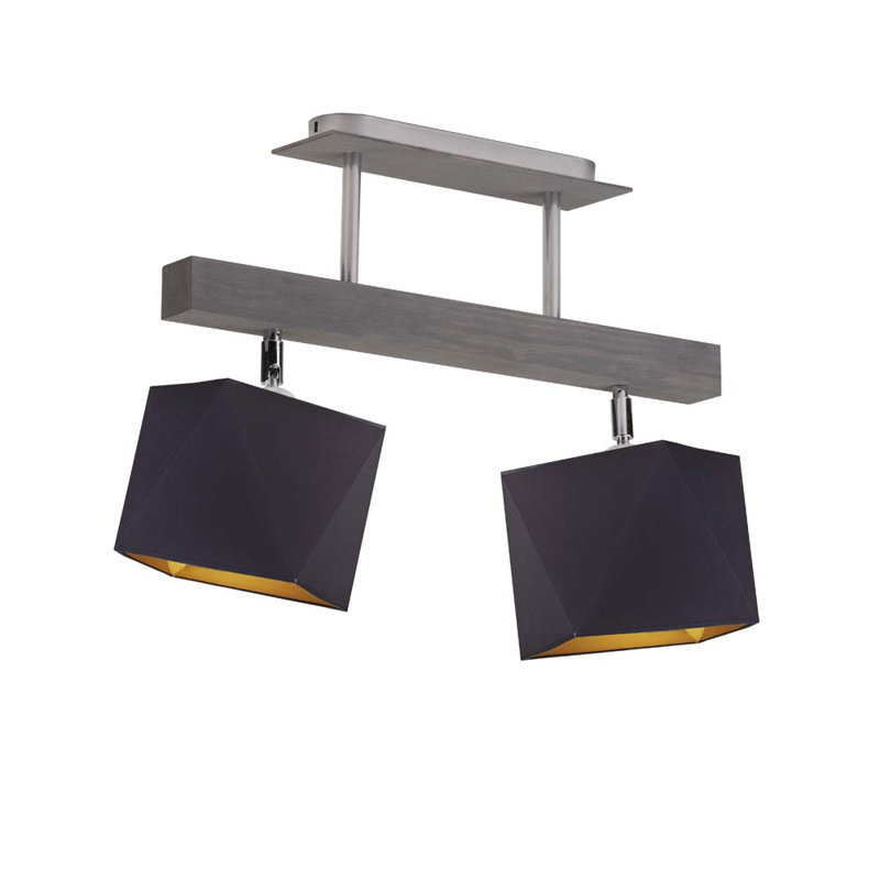 Fianna 2 - Light Kitchen Island Pendant, Black, Grey