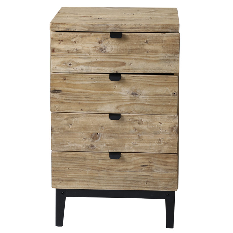 Dietrick Reutilization Wood Nightstand