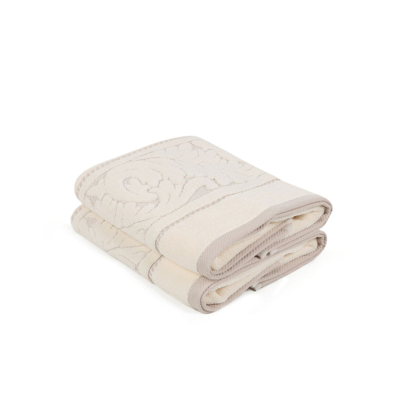 Lequire 2 Piece Hand Towel Same-Size Bale, Cream