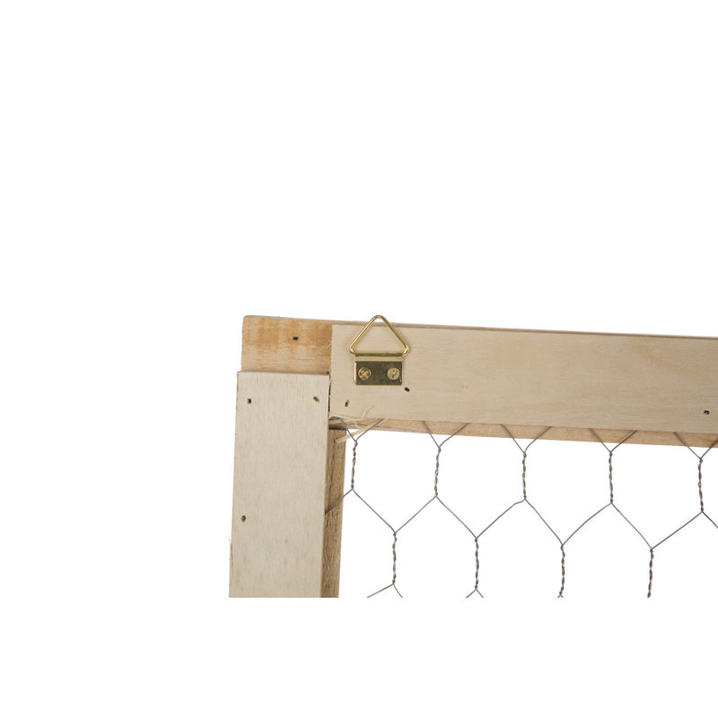 Couronne de bois 24 po floral