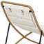 Chaise pliante d'extérieur 2 pièces TREXM