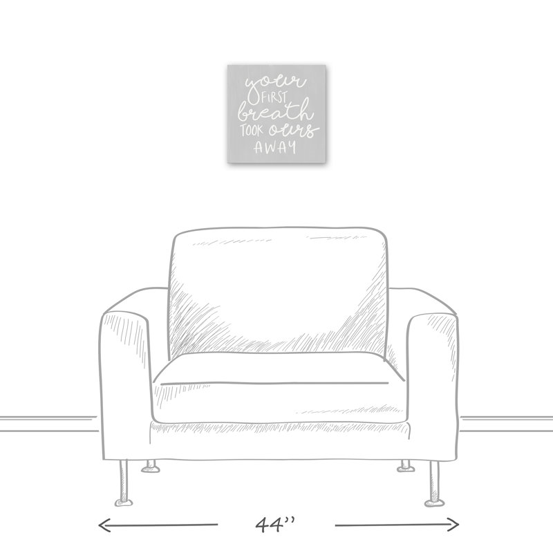 Merle Text & Numbers Canvas Art, 12" H x 12" W x 1.25" D