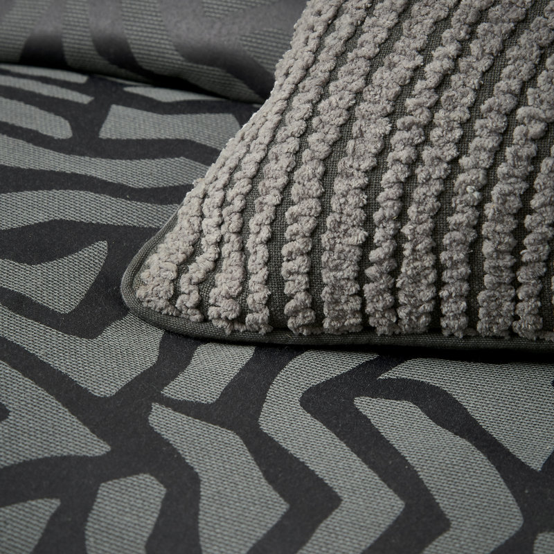 Makia Duvet Cover Charcoal, Single