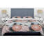  Ensemble de housse de couette rétro fleur abstraite I Mid-Century-40703689