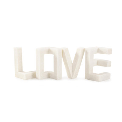 Just Say "Love" Sculpture in Polyresin