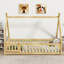 Lit simple en forme de tente, lit avec garde-corps, lattes et porte, naturel-1502258154