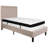 Aluino Panel Tufted Platform Bed and Memory Foam Pocket Spring Mattress-1750381482-1750381481
